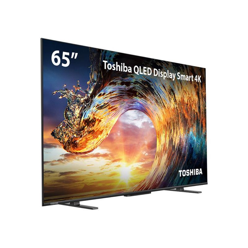 Smart TV QLED 65 4k Toshiba 65M550L VIDAA 3 HDMI 2 USB Wi-Fi